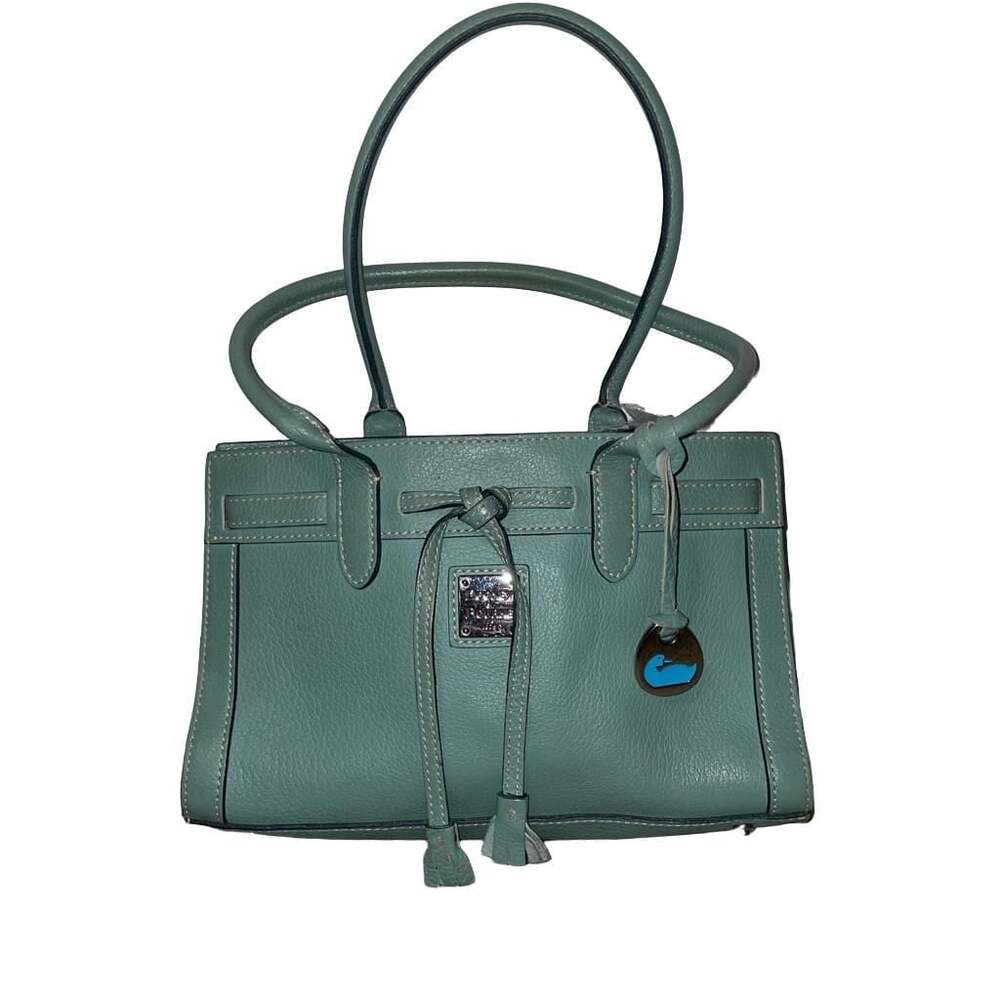 Dooney & Bourke Pebbled Leather Tassel Tote Bag